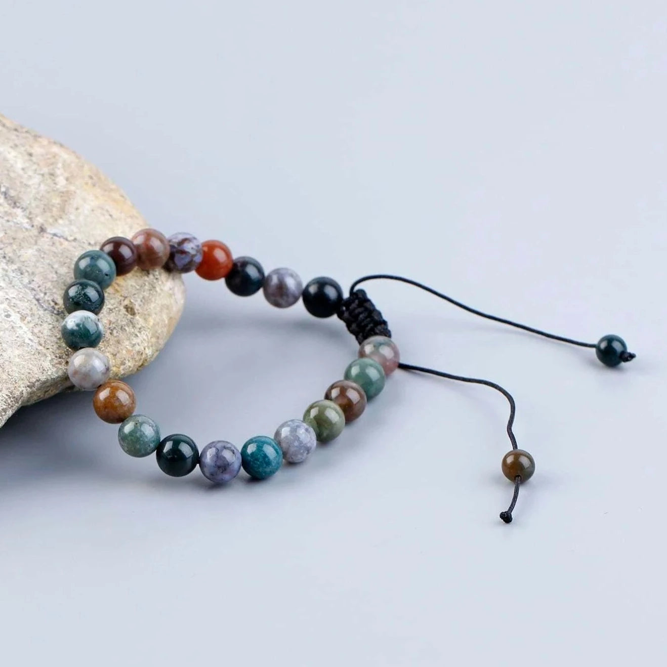 Pulsera Signature Single Ágata Multicolor Ajustable