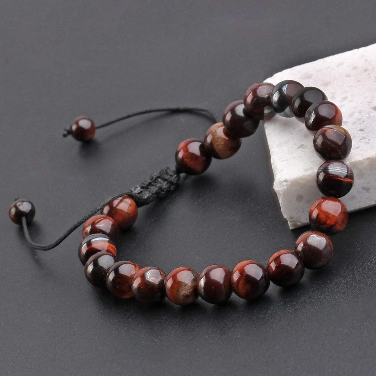 Red Tiger's Eye Signature Single Bracelet