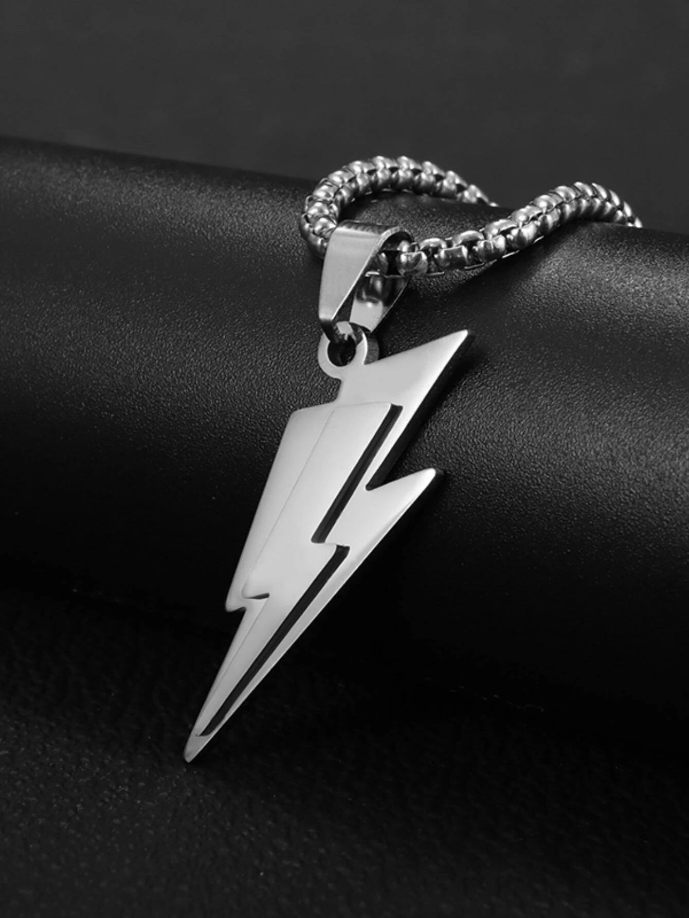 Collar Flash doble plateado