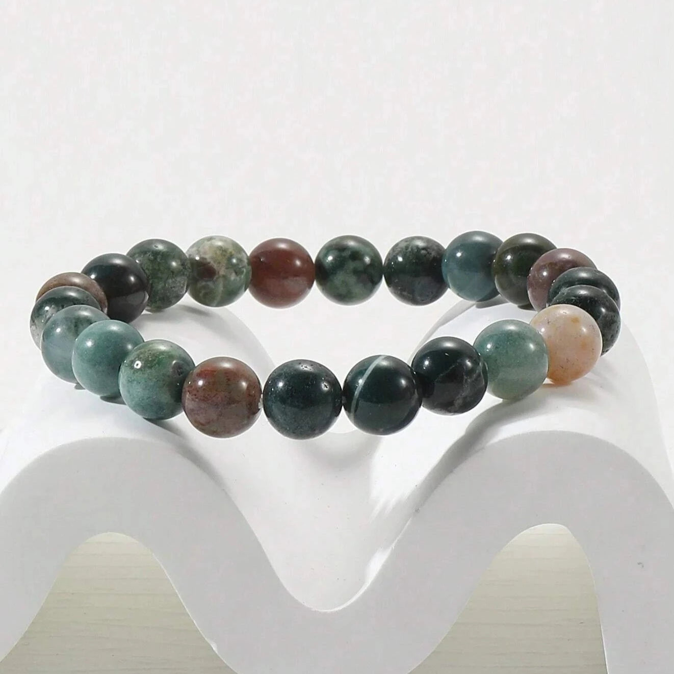 Agate Multicolor Signature Single Bracelet