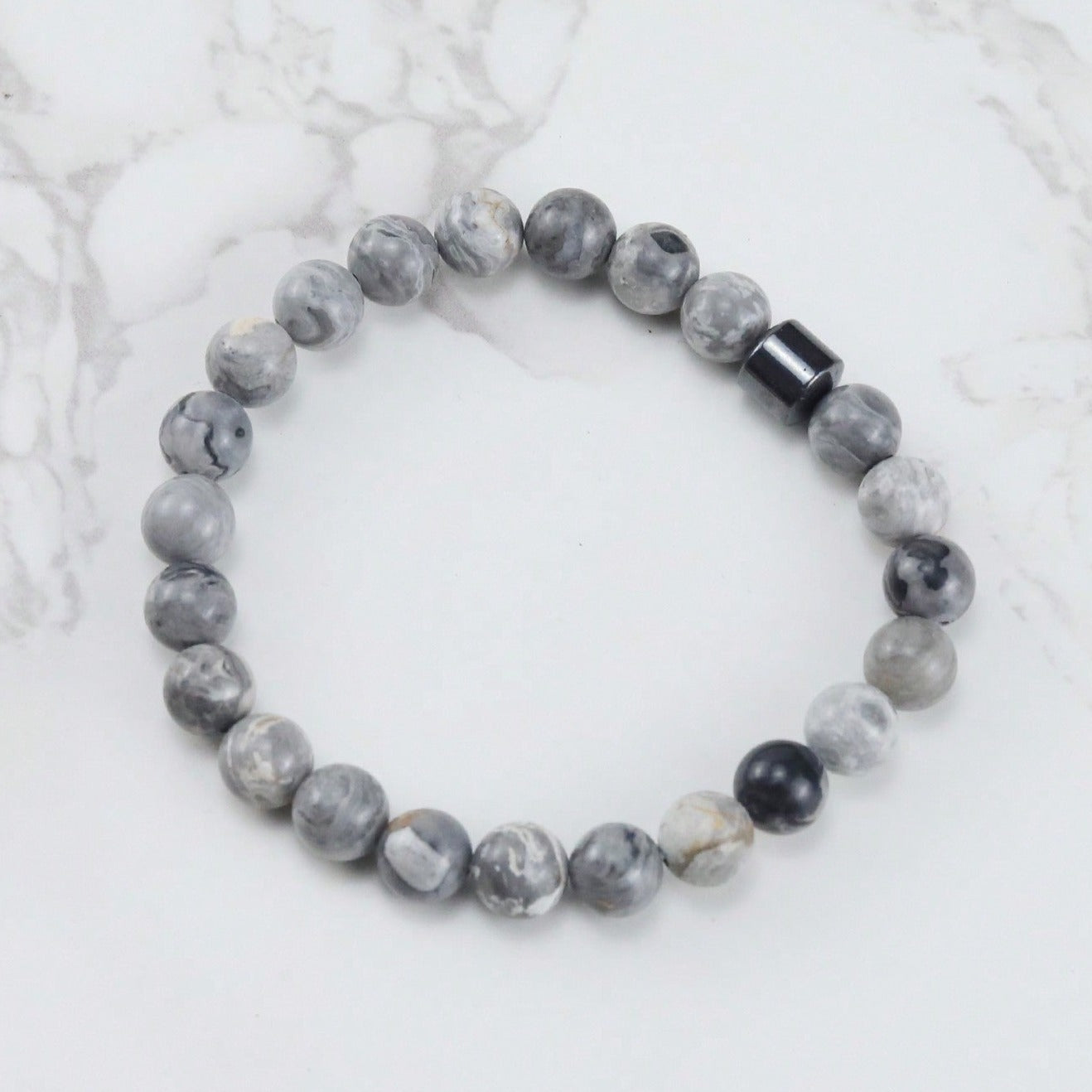 Map Stone Signature Single Bracelet