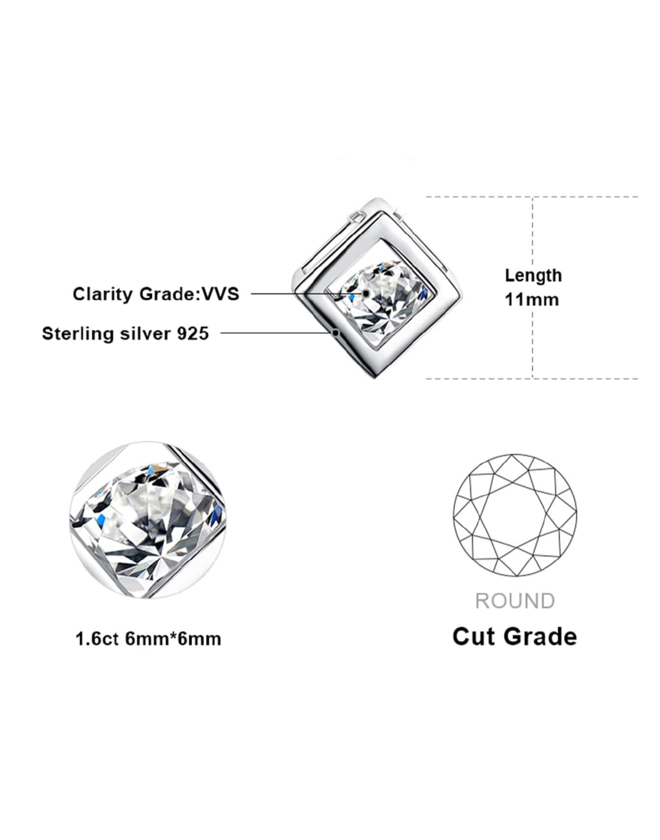 Mia Collar Cameron en Plata 925 plateado