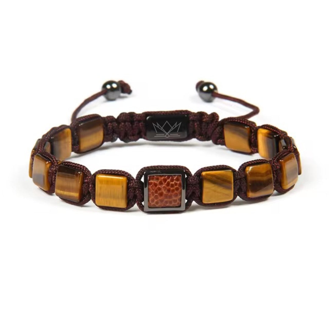 Signature Gemcube Tiger's Eye Bracelet