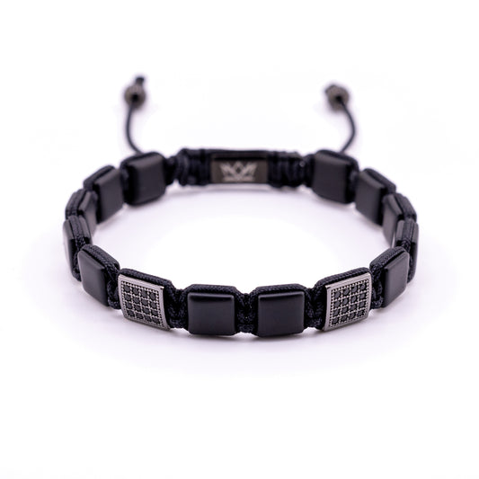 Pulsera Signature Gemcube Ónix Mate