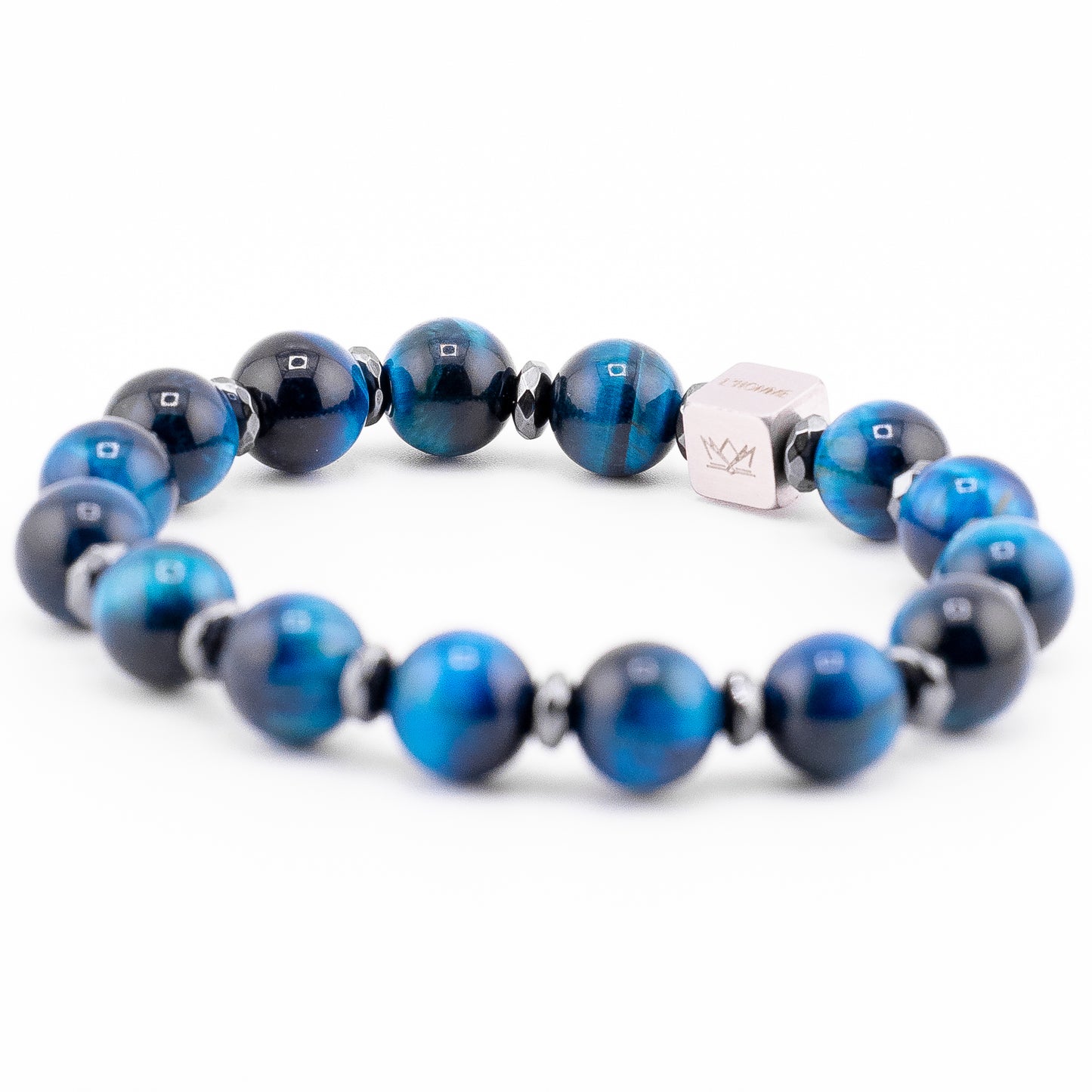 Pulsera Signature Dracarys Ojo de Tigre Azul Royal