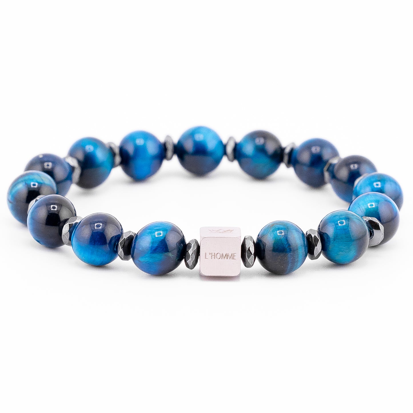 Pulsera Signature Dracarys Ojo de Tigre Azul Royal