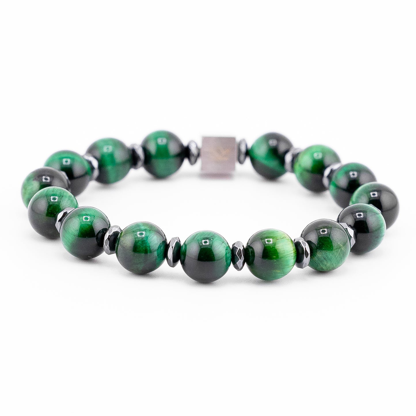 Pulsera Signature Dracarys Ojo de Tigre Verde