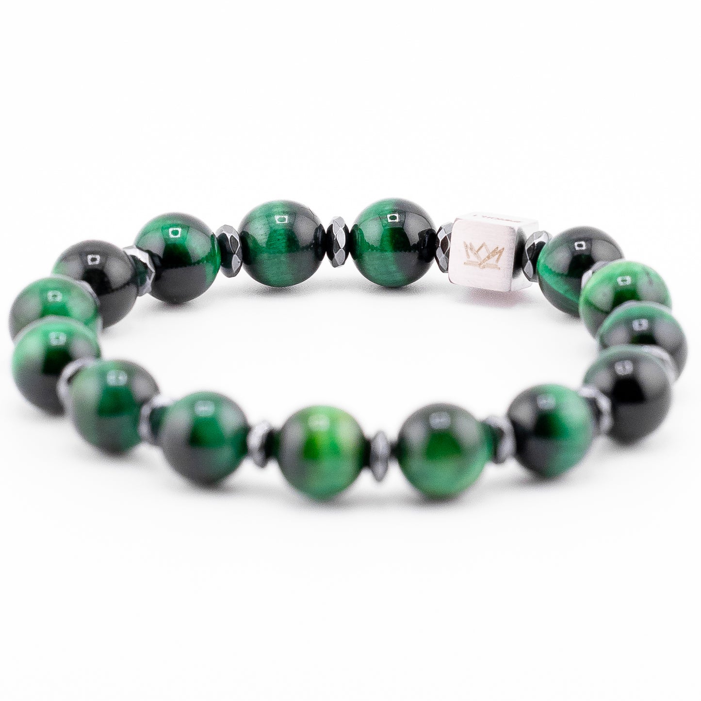 Pulsera Signature Dracarys Ojo de Tigre Verde