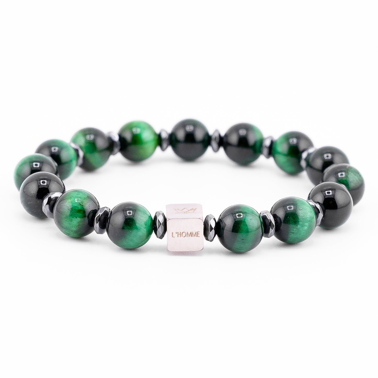 Pulsera Signature Dracarys Ojo de Tigre Verde