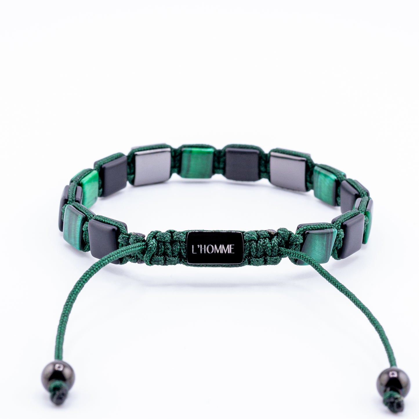 Signature Gemcube Green Tiger's Eye Bracelet