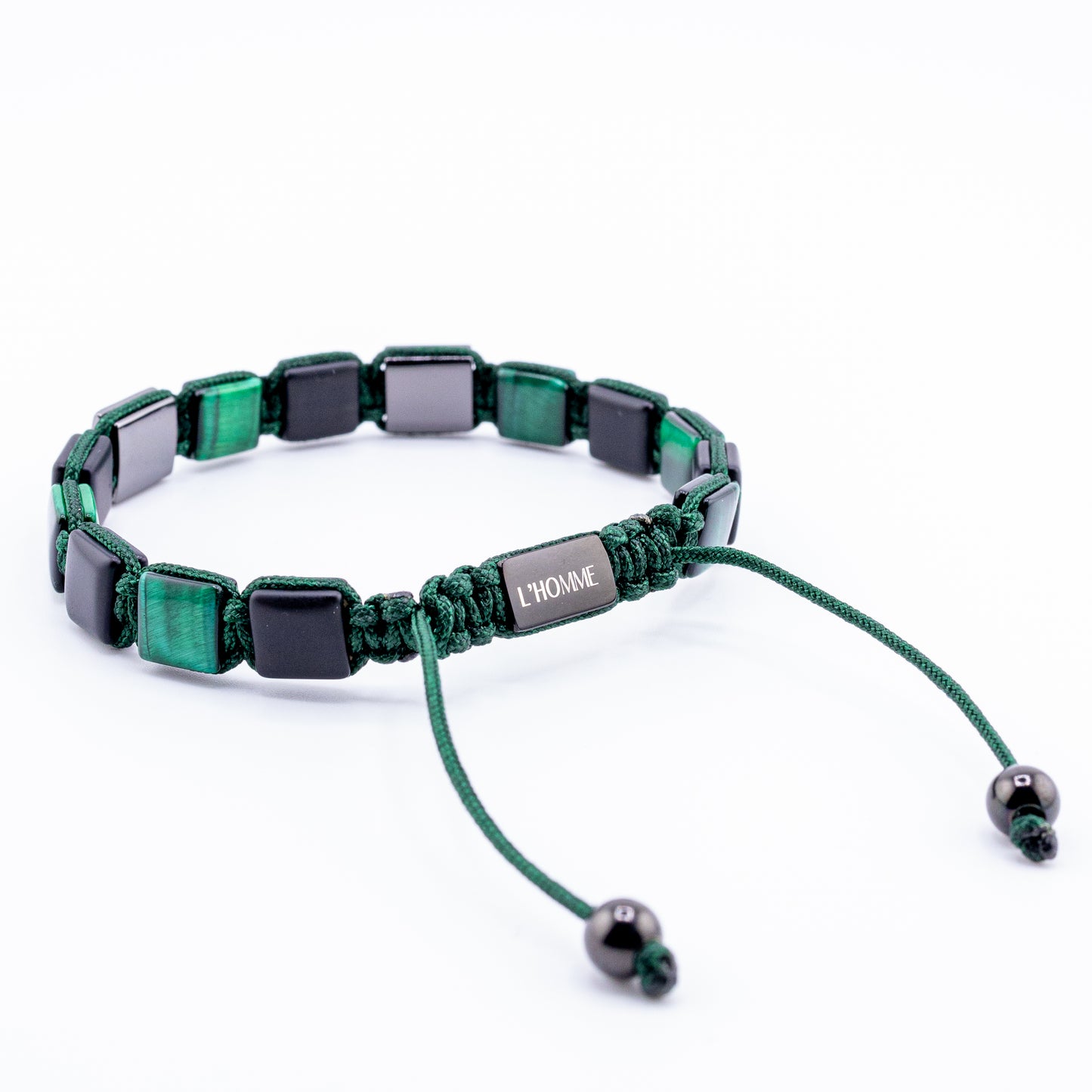 Signature Gemcube Green Tiger's Eye Bracelet