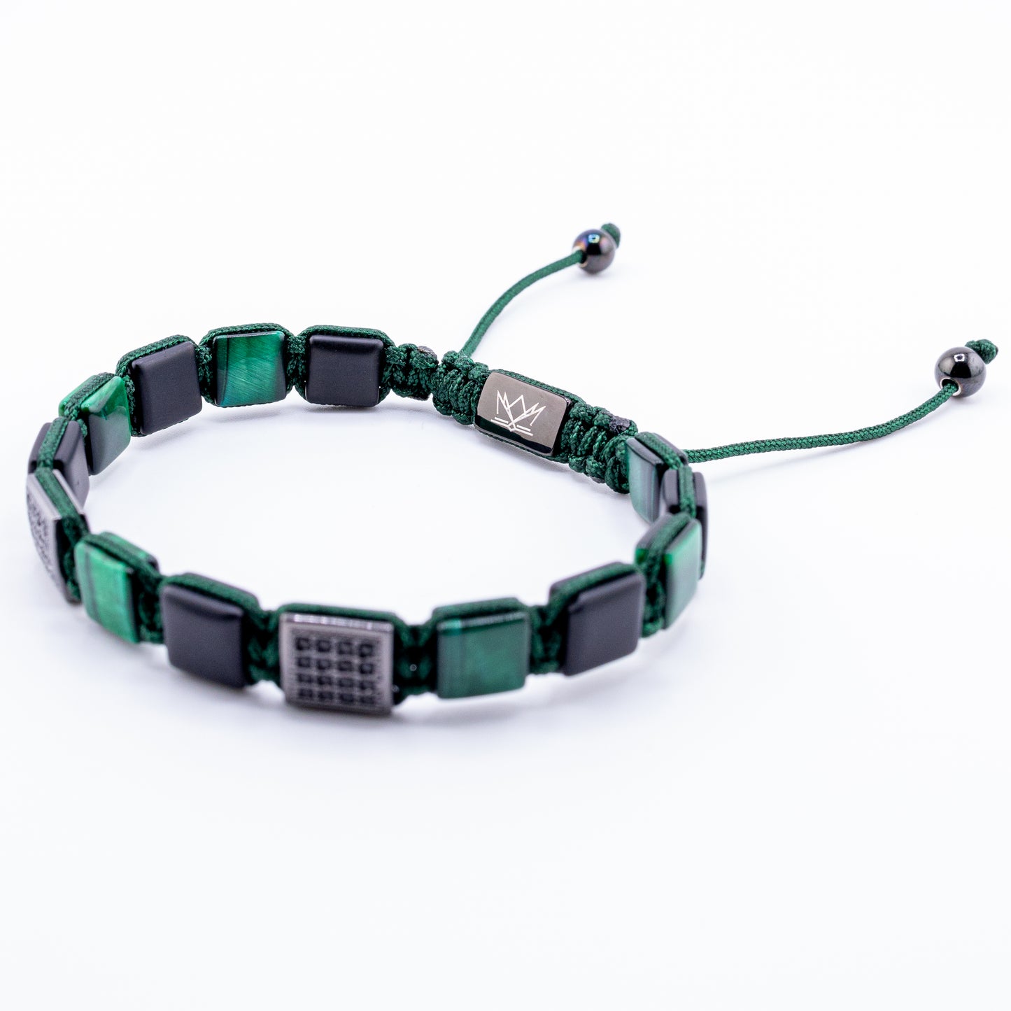 Signature Gemcube Green Tiger's Eye Bracelet