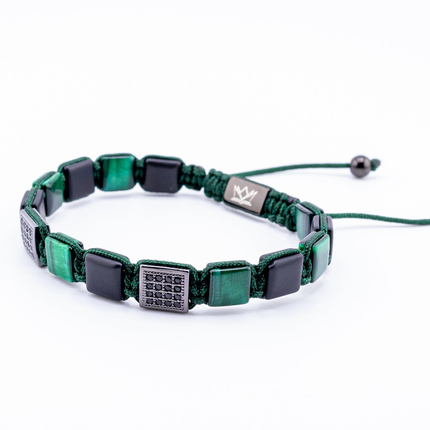 Signature Gemcube Green Tiger's Eye Bracelet