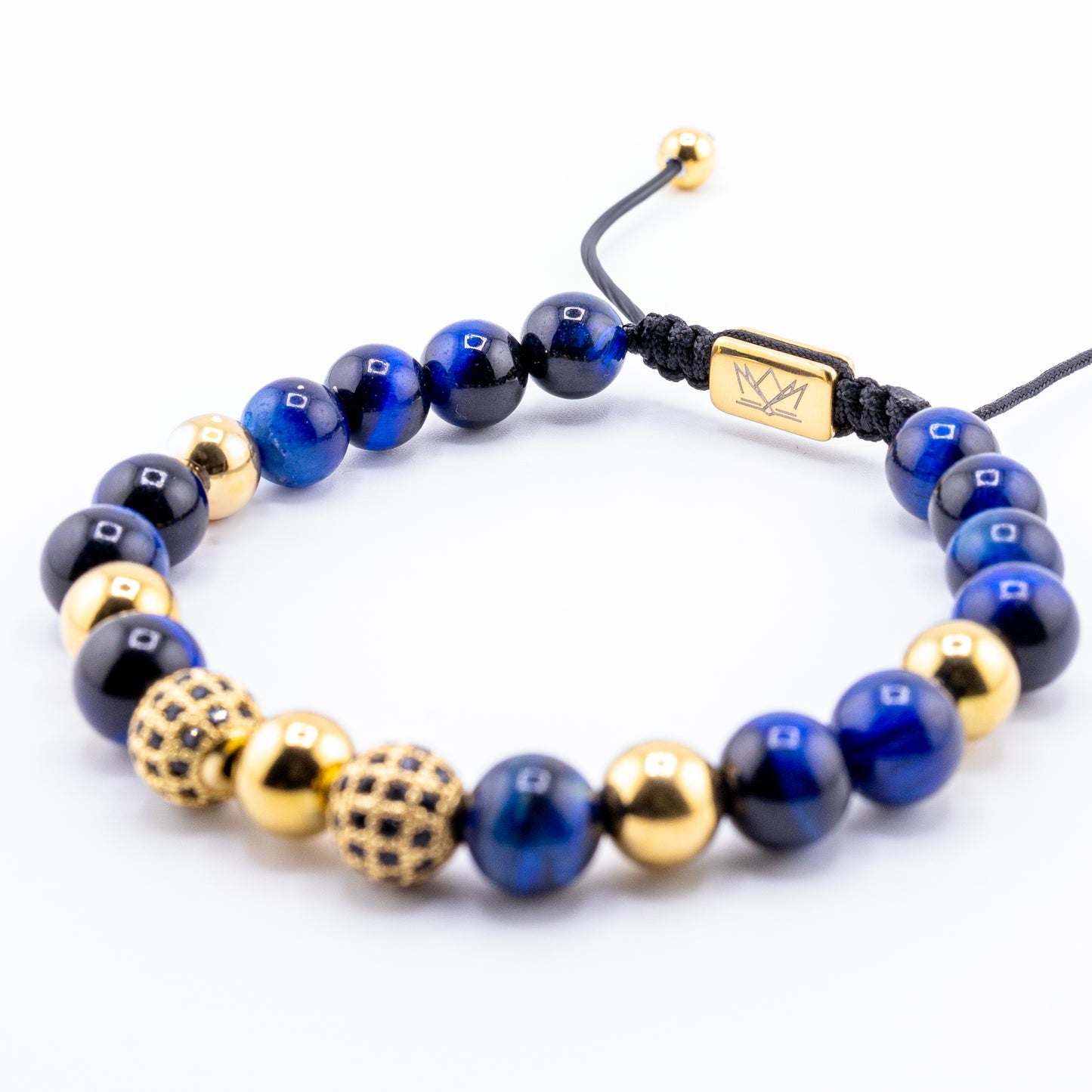 Pulsera Signature Radiance Ojo de Tigre Azul