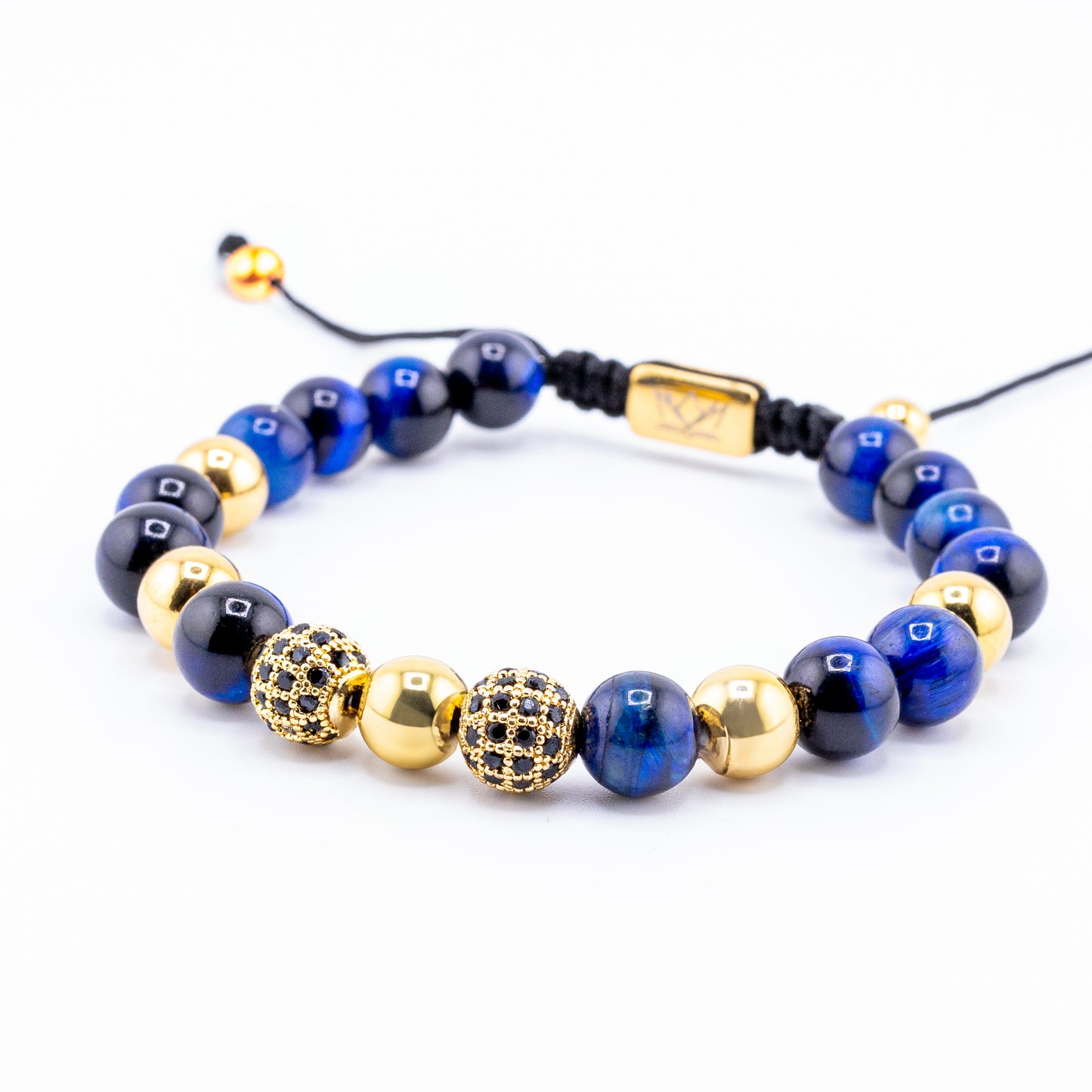 Pulsera Signature Radiance Ojo de Tigre Azul