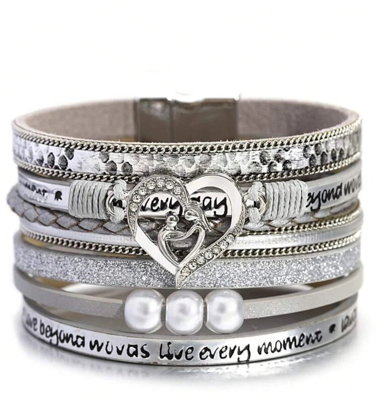 Mia - Brazalete a capas Love Lilia