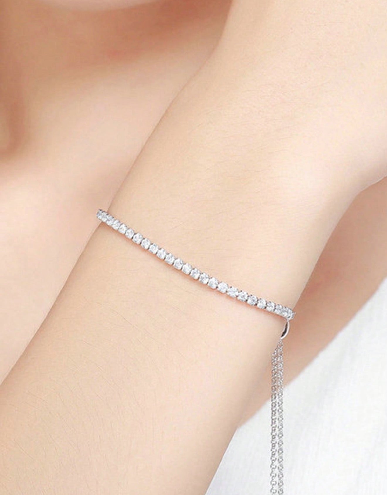MIA - Pulsera de Plata 925 con Circonias