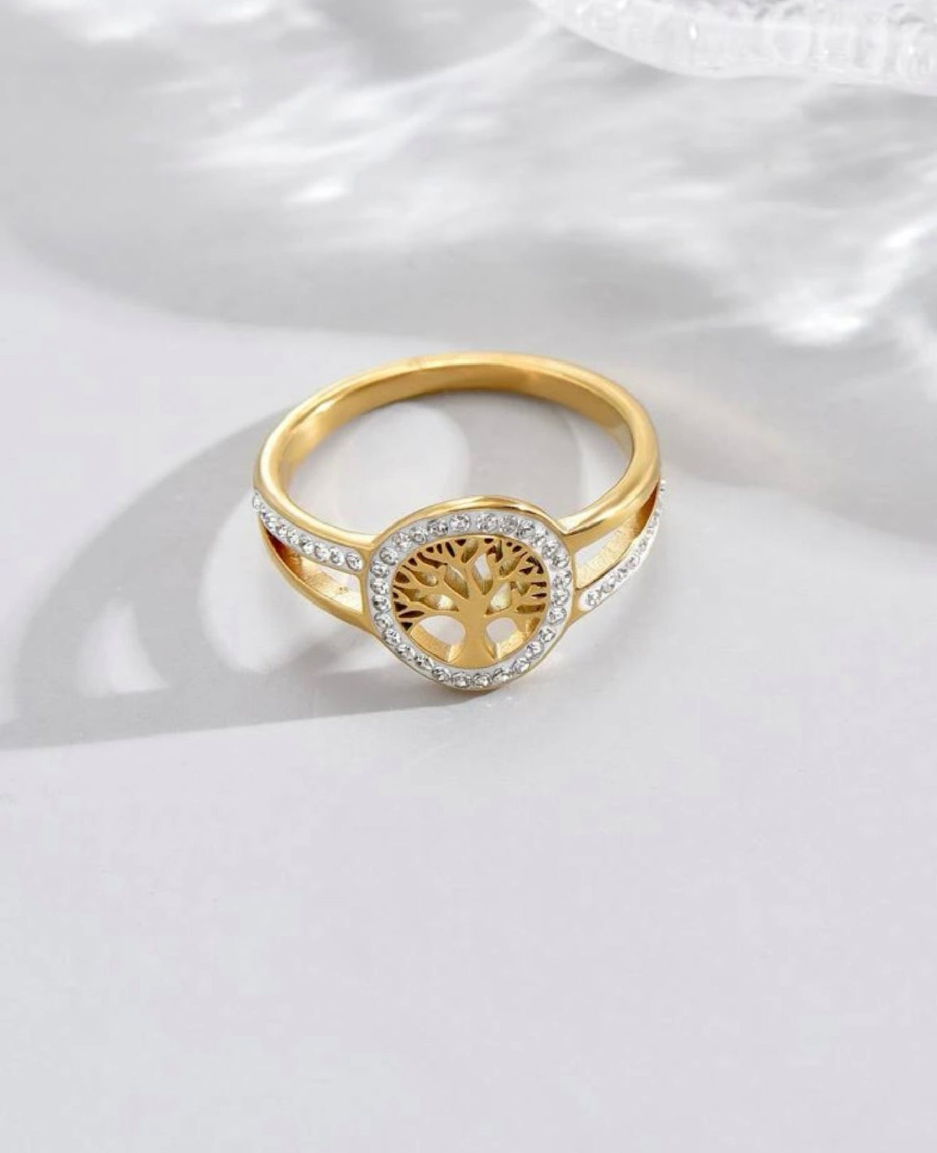 Sortija de dama Anillo árbol de la vida talla 8