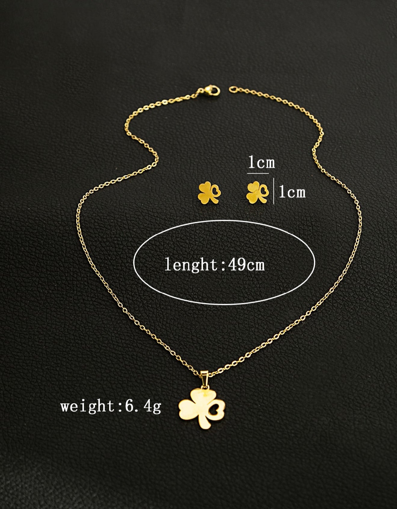 Mia Set de 3 piezas Good Lucky en Acero Inoxidable Dorado