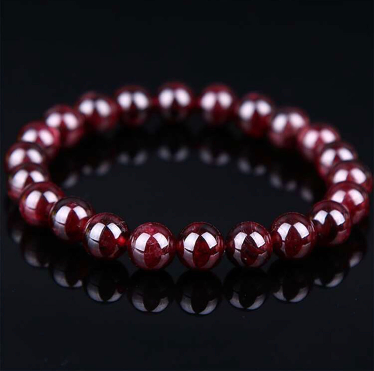 Garnet Signature Single Bracelet