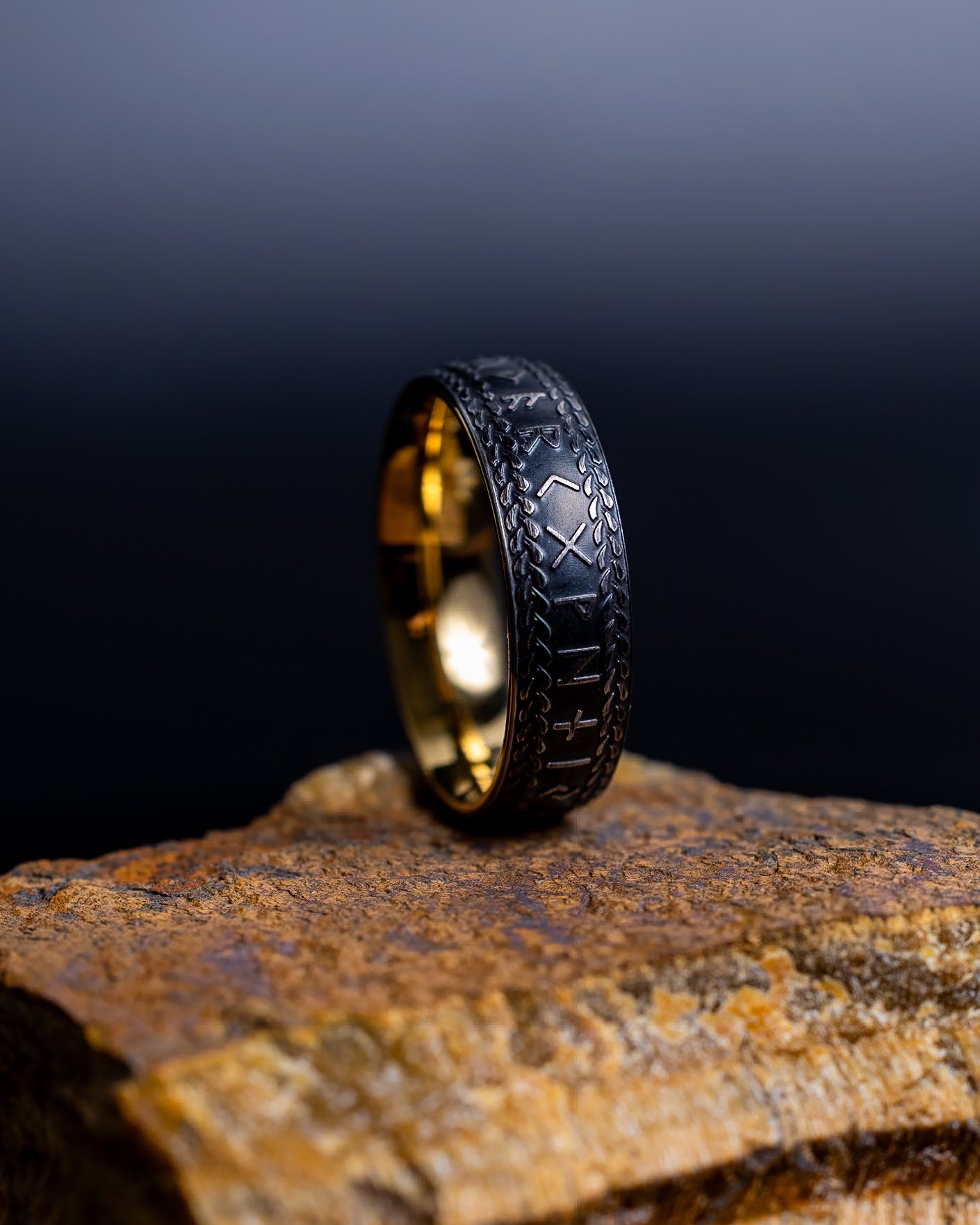 Anillo Vikingo Runas Nórdicas