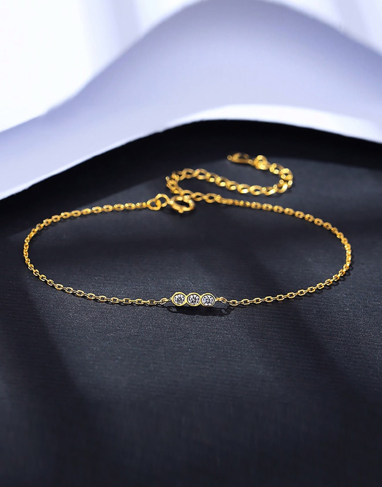 MIA - Pulsera de Plata Karli baño en oro de 14kl