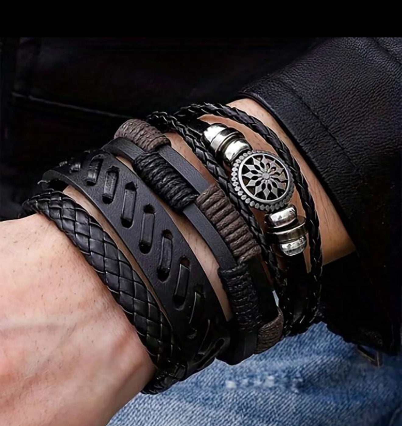 Pulsera 4 piezas con diseño de estrella
