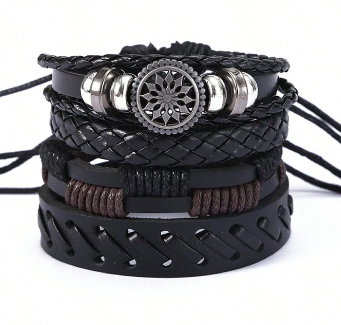 Pulsera 4 piezas con diseño de estrella