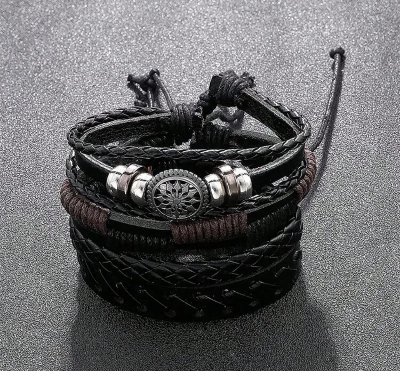 Pulsera 4 piezas con diseño de estrella