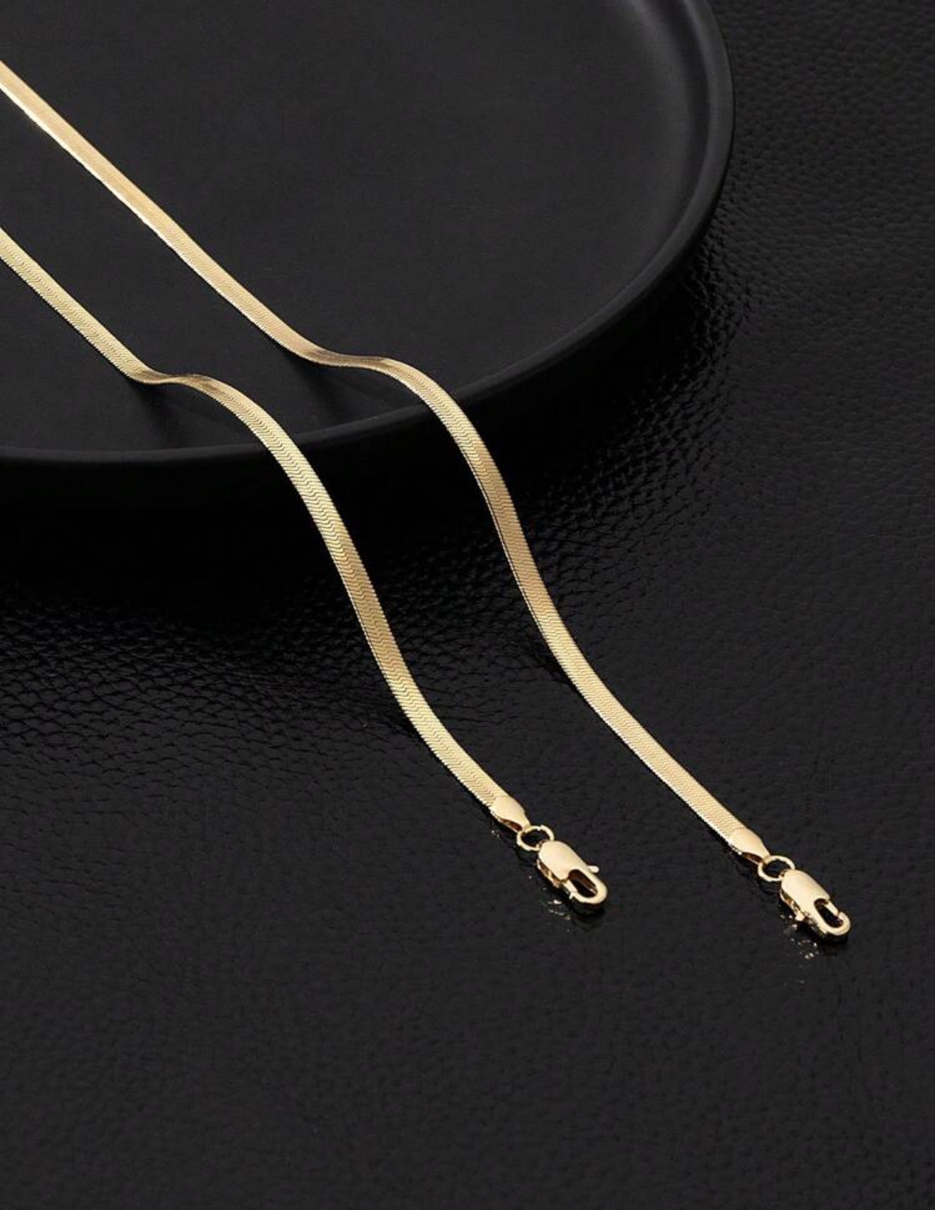 Collar de cadena minimalista con pulsera Dorada