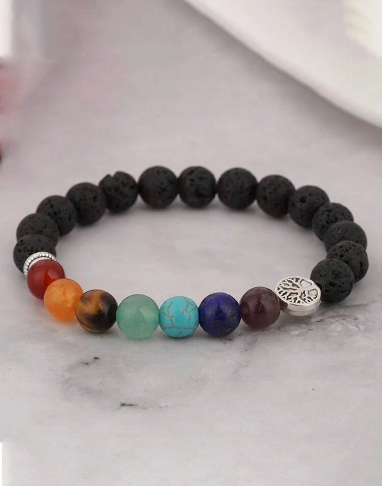 Pulsera Signature Single Galaxy piedra lava