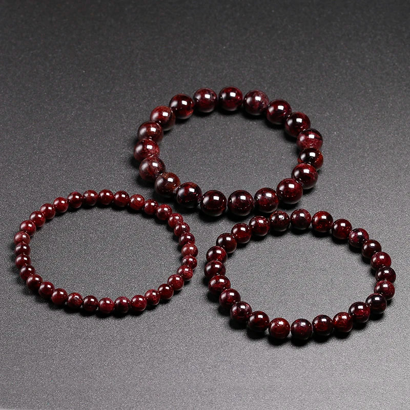 Garnet Signature Single Bracelet