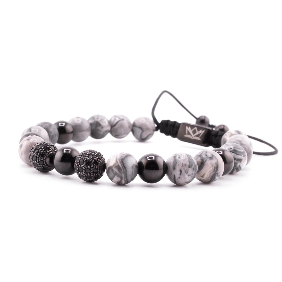 Pulsera Signature Radiance Piedra Mapa y Ónix