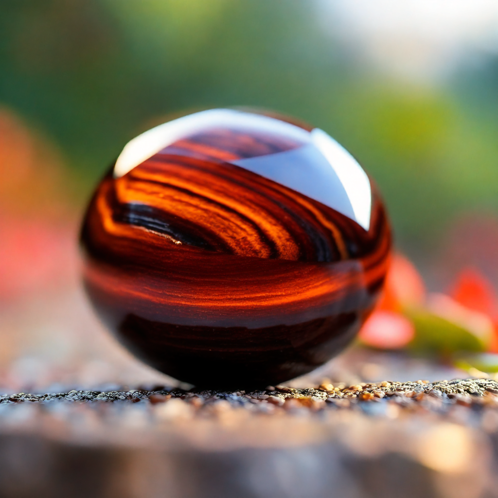 Signature Single Bracelet Red Tiger Eye 8mm