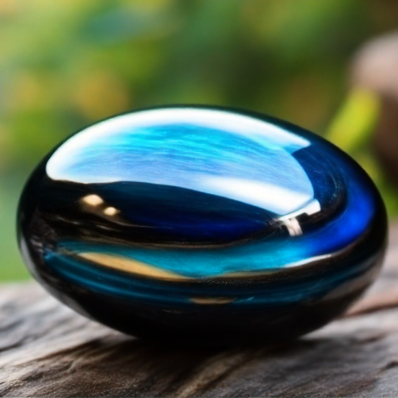 Signature Single Bracelet Blue Tiger Eye 8mm