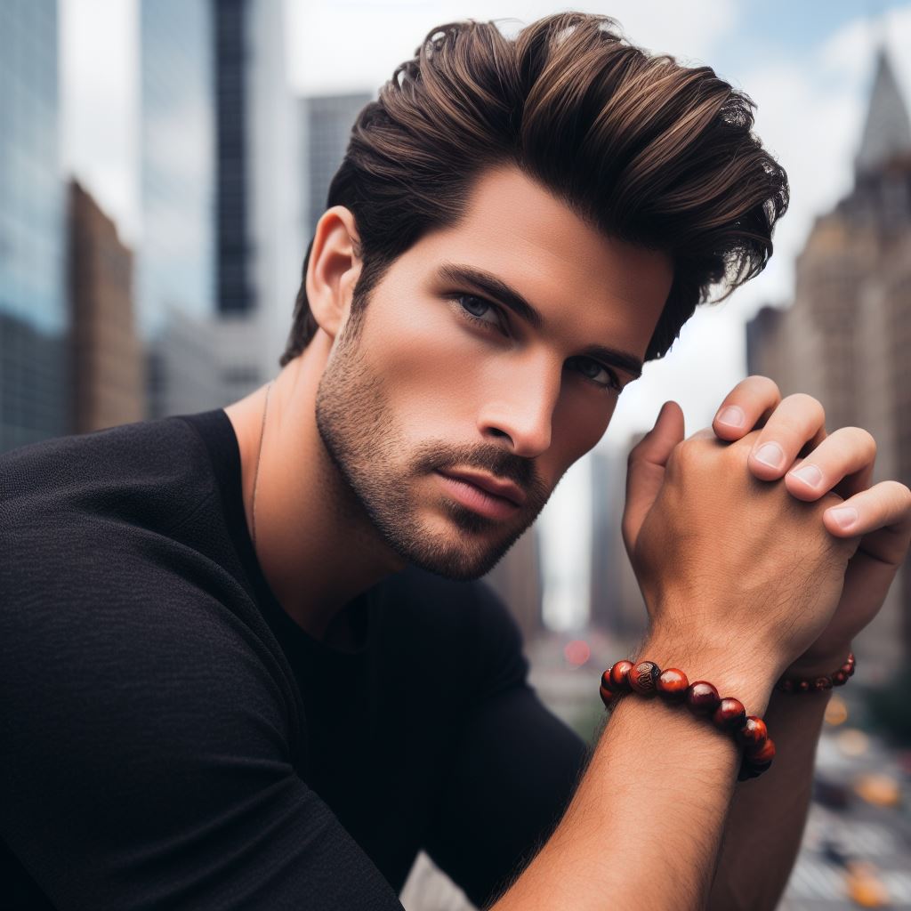 Red Tiger's Eye Signature Single Bracelet