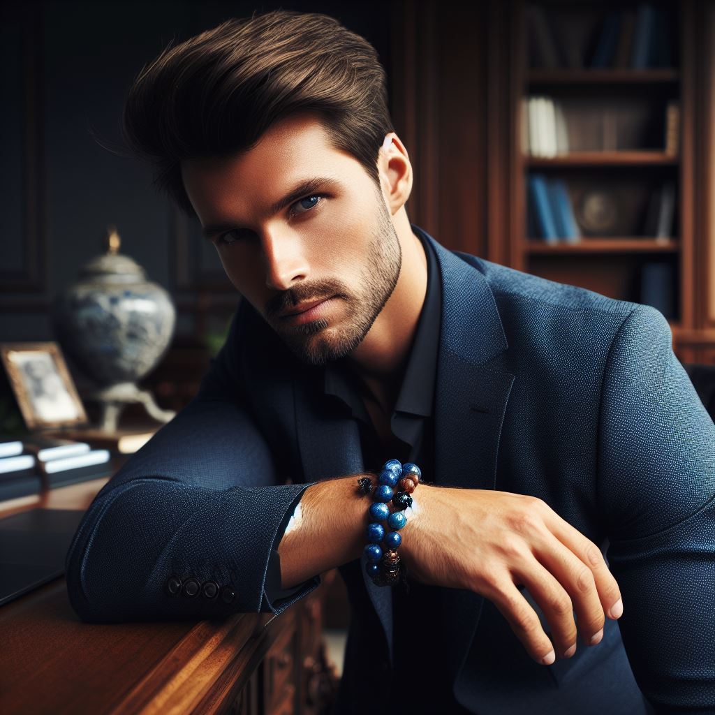 Lapis Lazuli Signature Single Bracelet