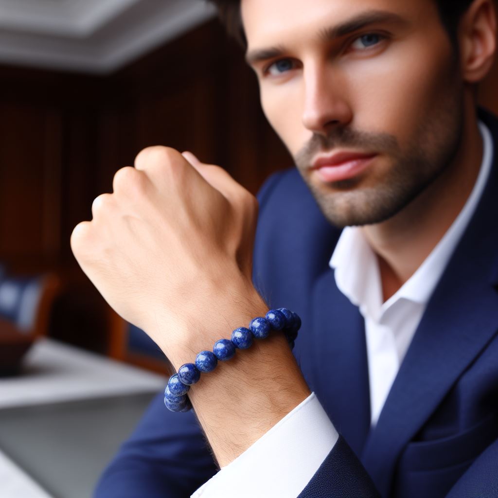 Lapis Lazuli Signature Single Bracelet