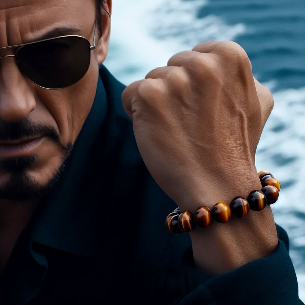 Signature Single Tiger's Eye Bracelet