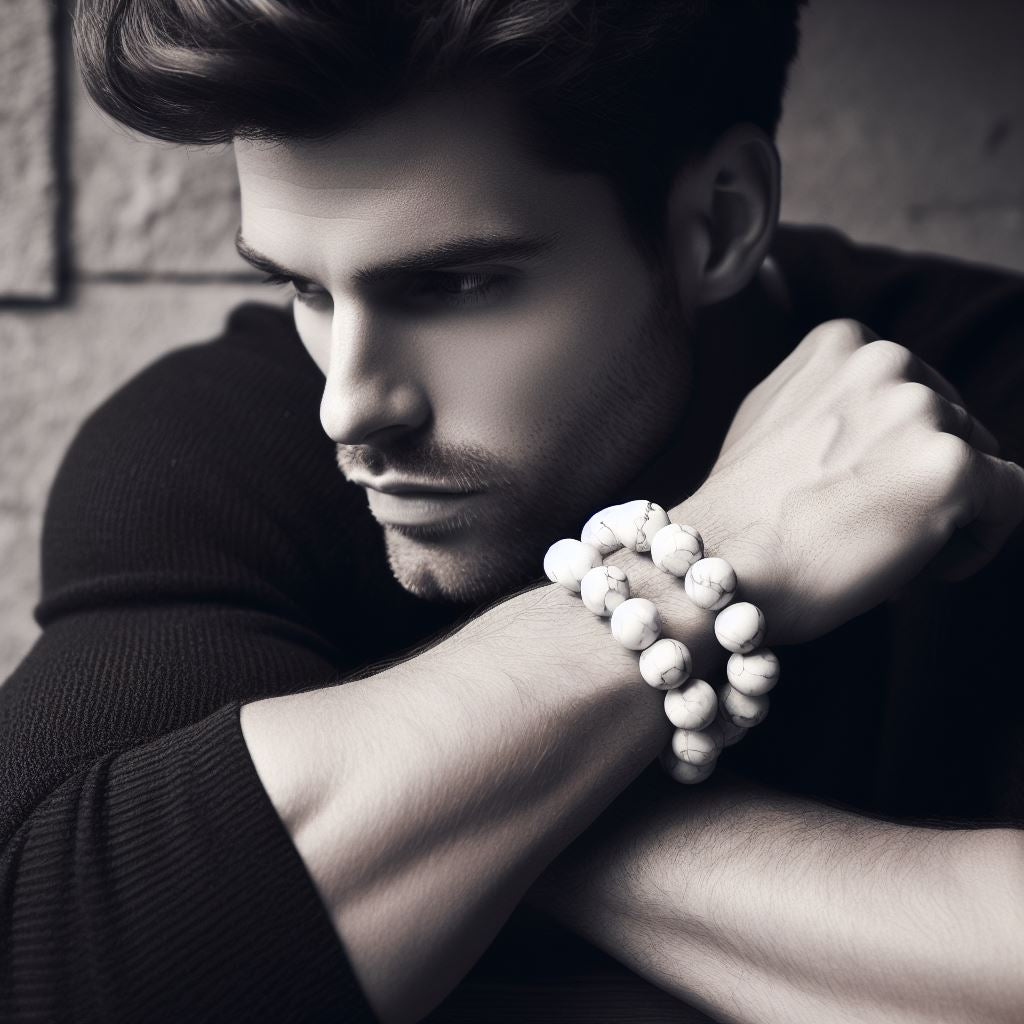 Signature Single Howlite Bracelet