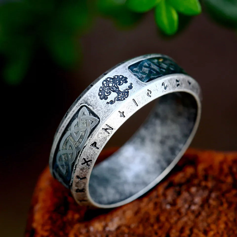 Anillo Vikingo Árbol de la Vida
