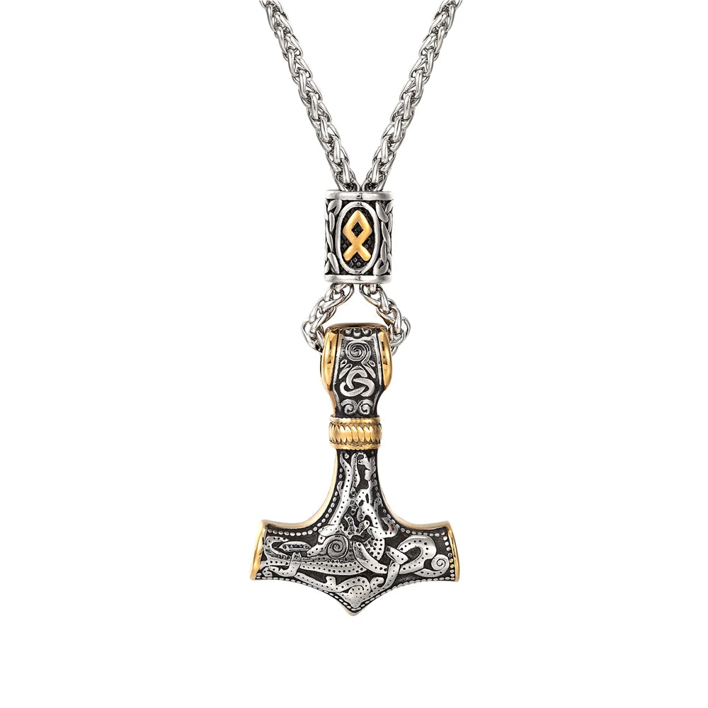 Collar Vikingo martillo de Thor