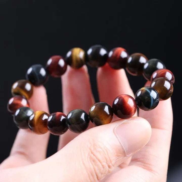 Signature Single Multicolor Tiger's Eye Bracelet