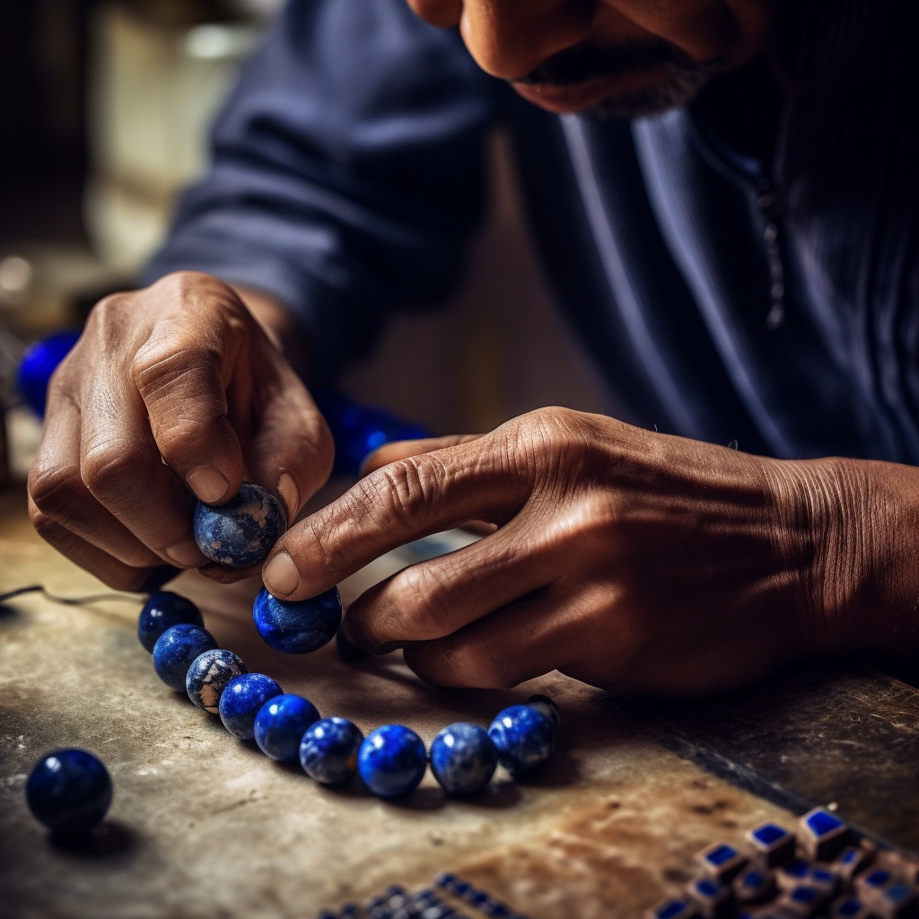 Lapis Lazuli Signature Single Bracelet