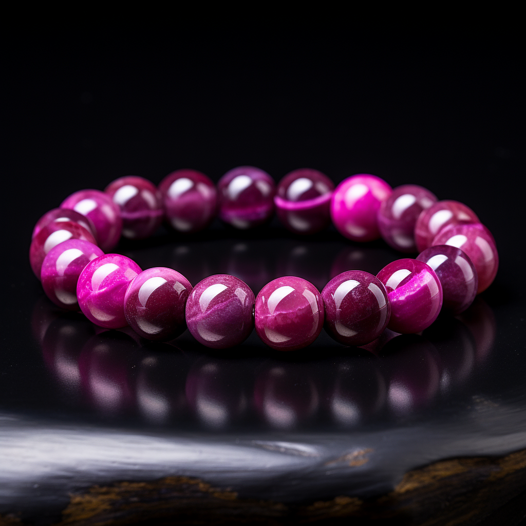 Pulsera Signature Single Ojo de Tigre Rosado