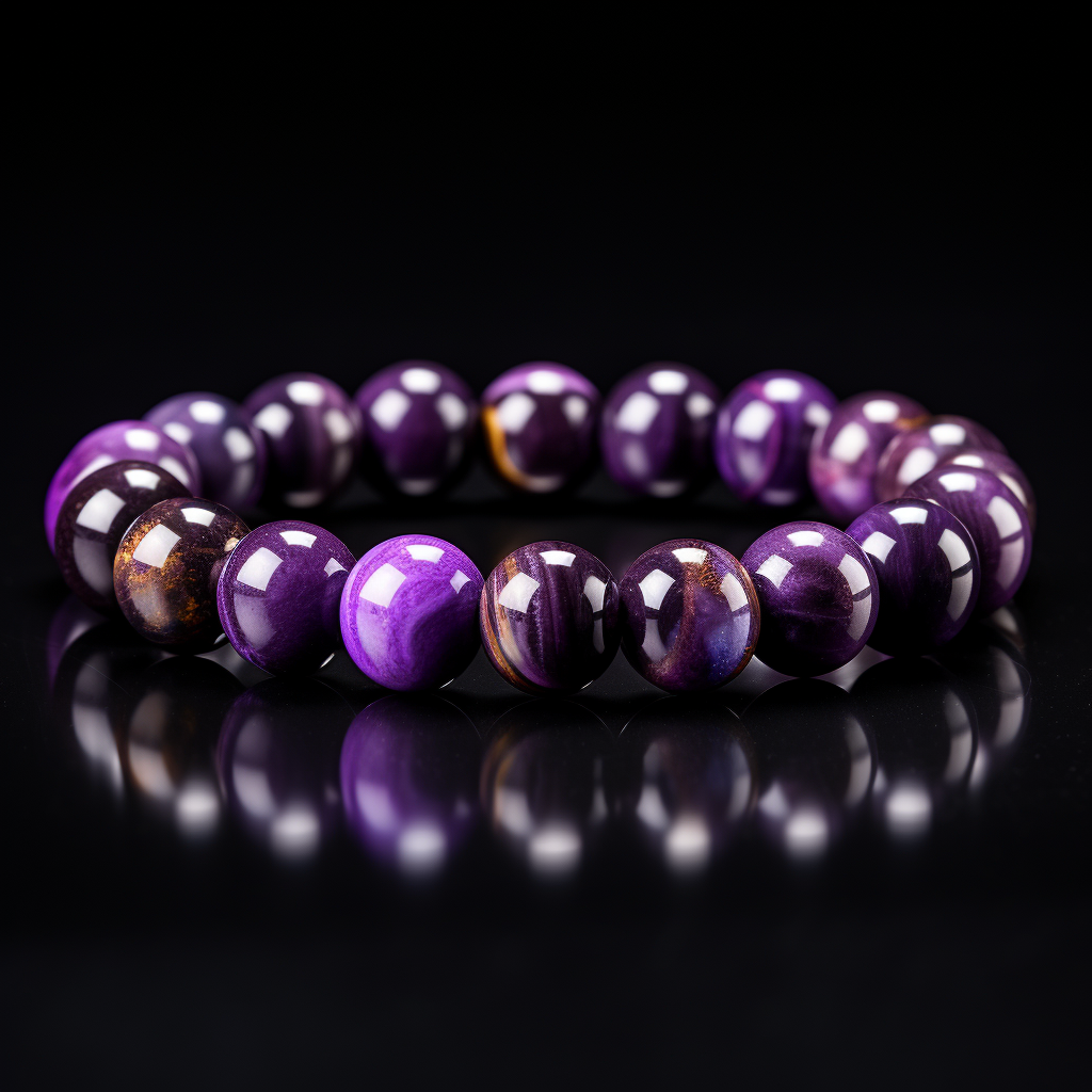 Signature Single Purple Tiger's Eye Bracelet