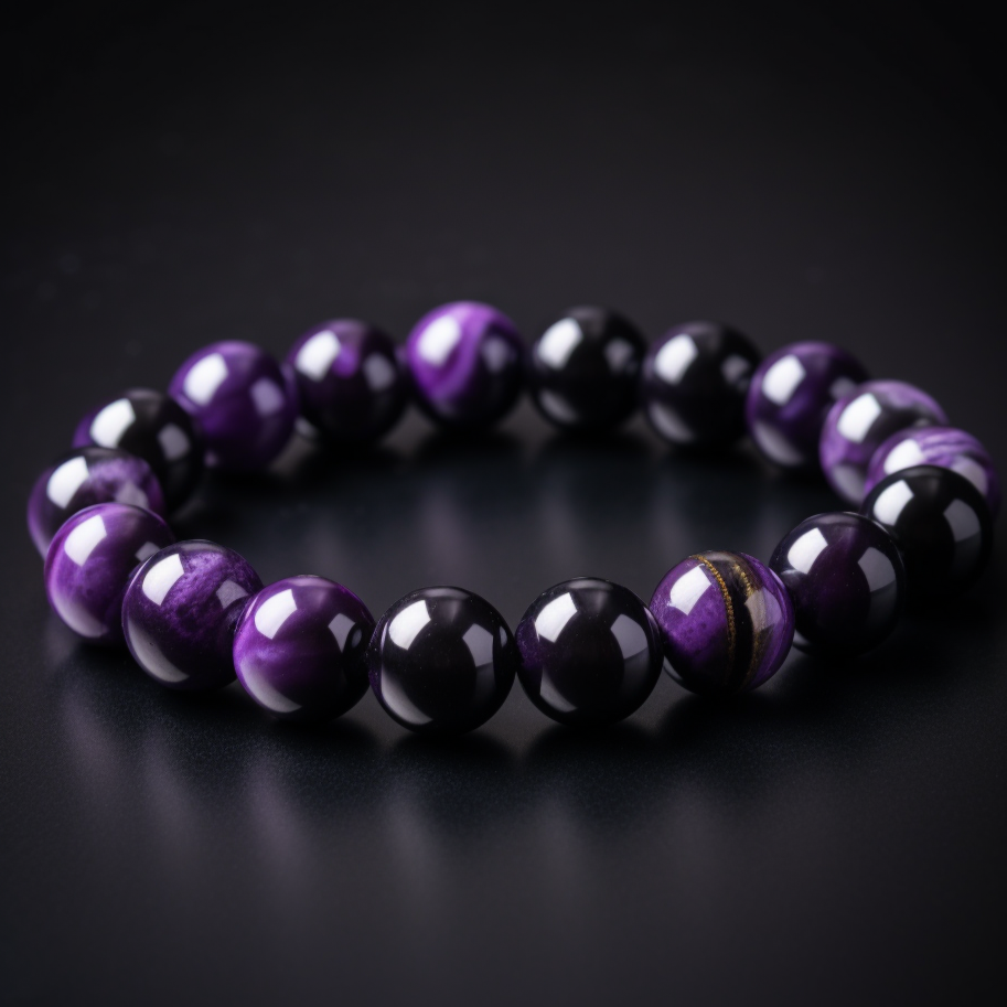 Signature Single Purple Tiger's Eye Bracelet