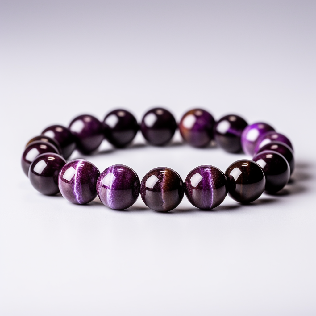 Signature Single Purple Tiger's Eye Bracelet