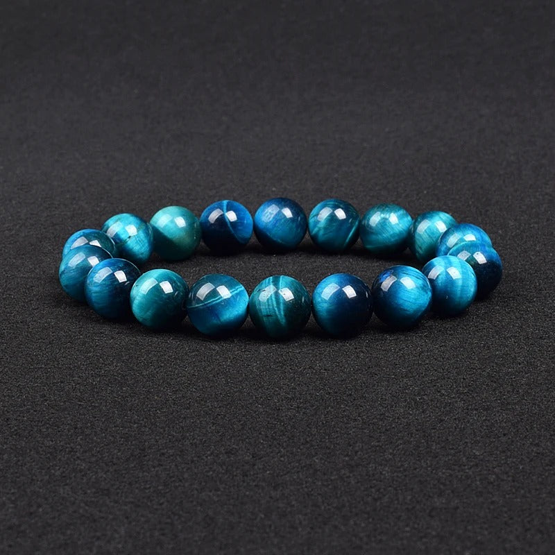 Signature Single Bracelet Blue Tiger Eye 8mm