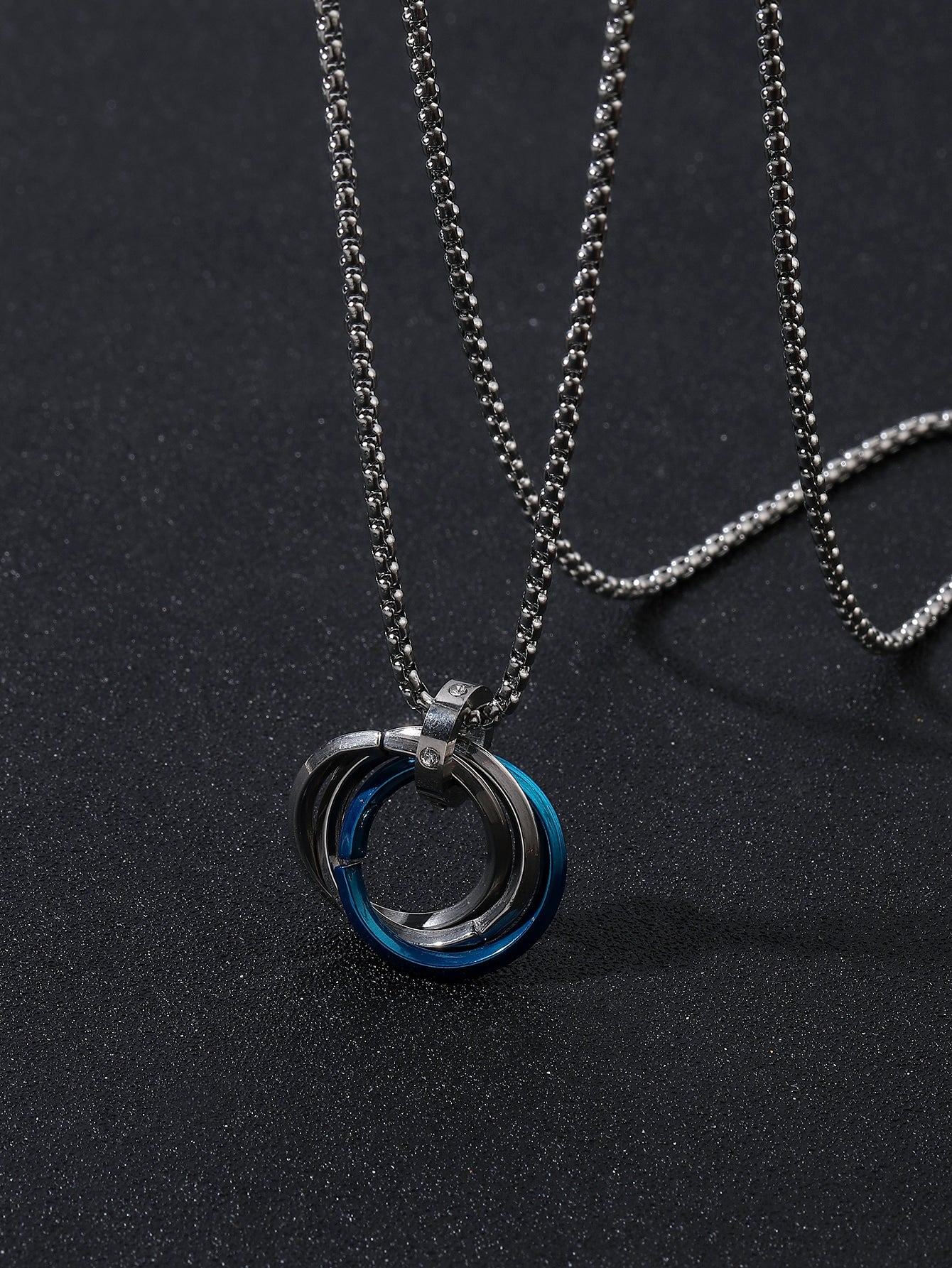 A Circle/Hoop Pendant Necklace